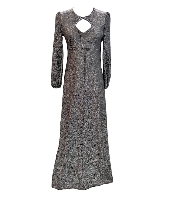 Vintage Dress | Vintage 1970s Lurex Sparkle Disco… - image 1