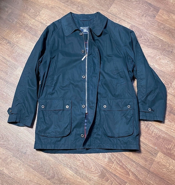 Burberry Coat Mens 1980s Vintage Burberrys Navy Overcoat Size XL Burberrys Coat Mens Clothing Menswear Etsy Mexico