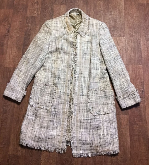 Laura Ashley Vintage Coat | Vintage 1970s Cream/Be