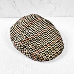 Barbour Tweed Flat Cap | Vintage Brown Check | Designer Classic | Country Style, Vintage Flat Cap, Vintage Style, Retro Hat