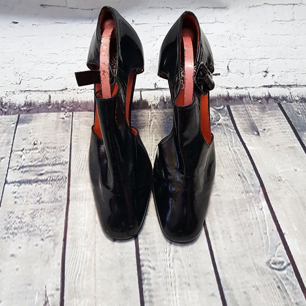 Original Vintage Biba Black Patent Heels/Shoes UK 4 (EUR 37) Vintage Shoes, Vintage Fashion, Vintage Style, Vintage Christmas