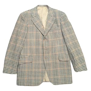 Vintage Blazer | Mens Vintage Beige/Green/Brown Tweed Check Blazer Size Medium Mens Blazer, Vintage Clothing, Fashion History