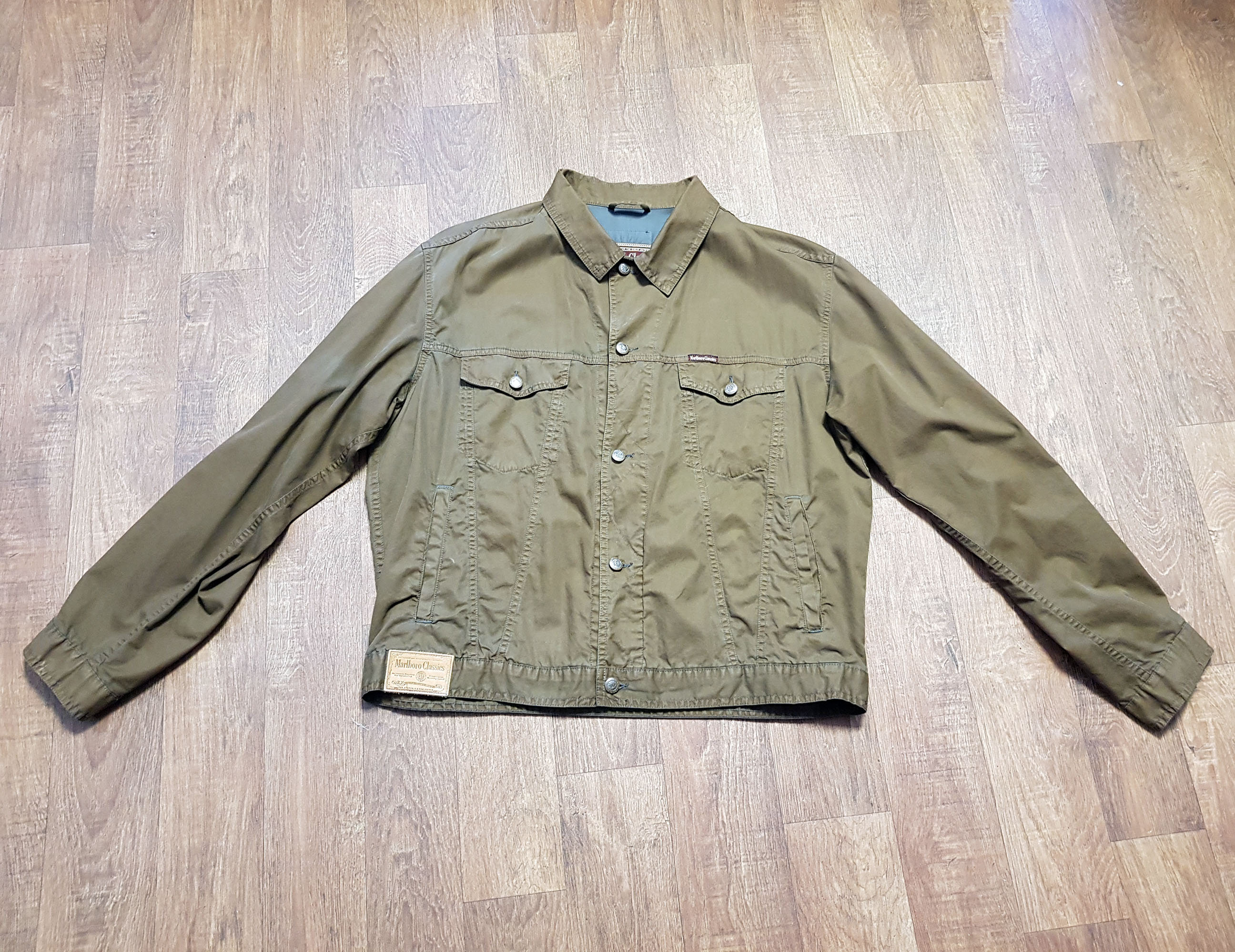 Image of Mens Vintage Jacket, 1980S Brown Marlboro Classics Jacket Uk Size Xxl Clothing, Clothing