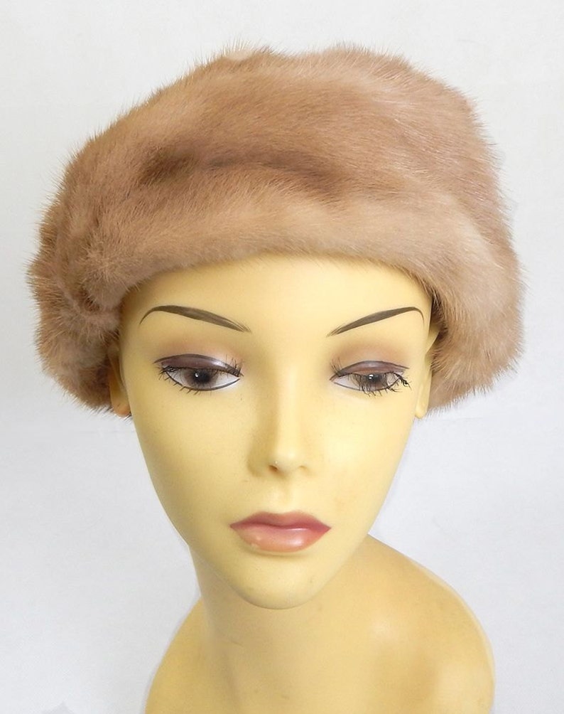 Vintage Fur Hat Original Vintage 1950s 