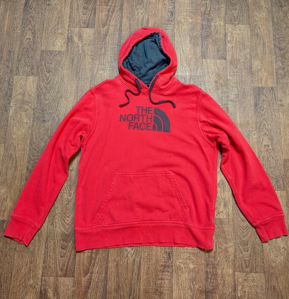 Retro Hoodie Mens Vintage Red the North Face Hoodie Size Medium Retro Clothing Designer Hoodie Retro Style Etsy Ireland