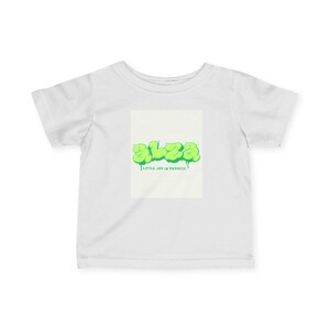 Cute Infant Jersey Tee with Playful &#39;Alza&#39; Design, Baby Shower Gift, Toddler Apparel, Cute Baby Clothing, Birthday Outfit