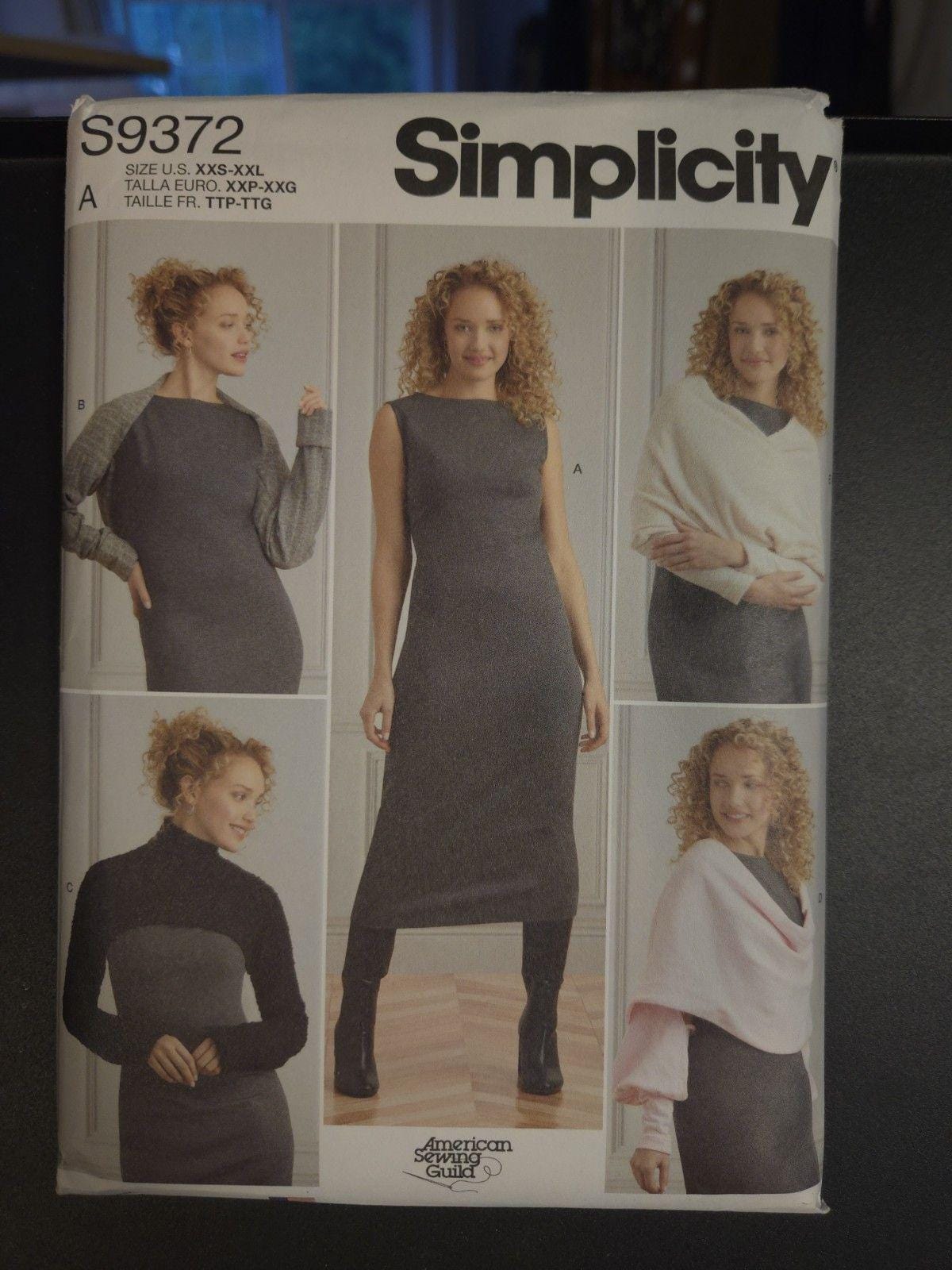 Simplicity 9372 Easy Knit Dress & Shrugs Pattern Misses' XXS-XXL (4-26)  Uncut - Etsy