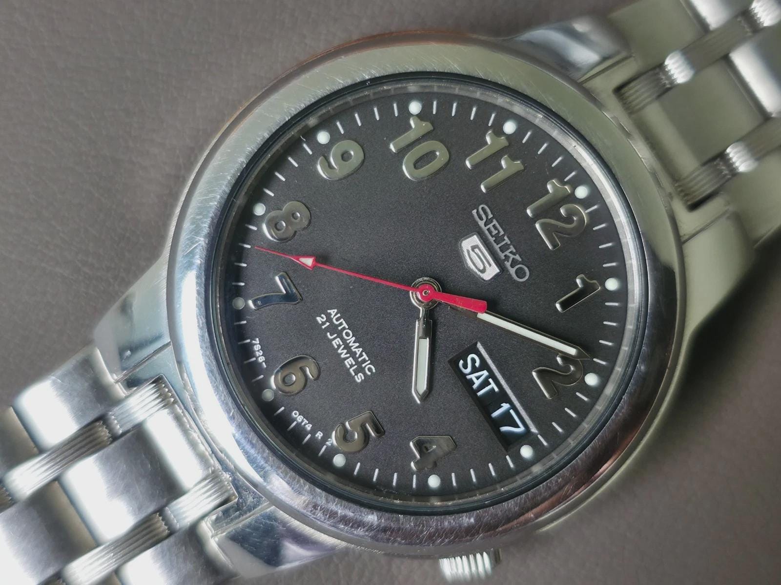 Seiko 5 Rare Dial Automatic 7S26-02N0 Men's Watch 36mm - Etsy