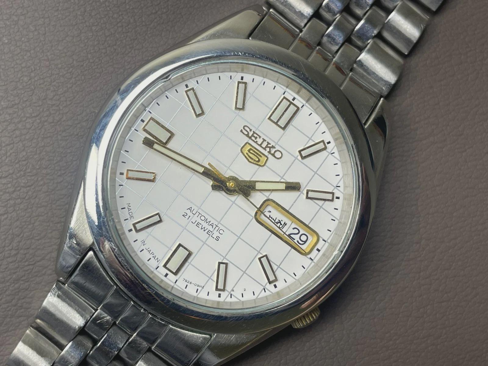 Seiko 5 Automatic 7S26-00X0 Boxed Dial 36mm Men's Watch - Etsy