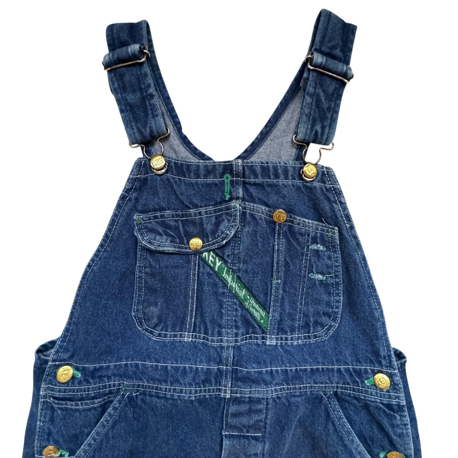 80's〜 USA製 Denim Coveralls VTG 80s Jumpsuit Womens Blue Denim Jean Romper Coveralls One