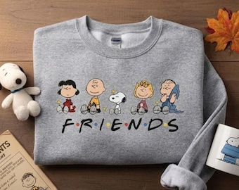 Retro Friends Sweatshirt, Vintage Beagle Crewneck
