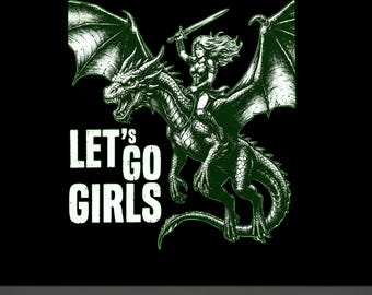 Lets Go Girls Dragon Rider Warrior Sword png