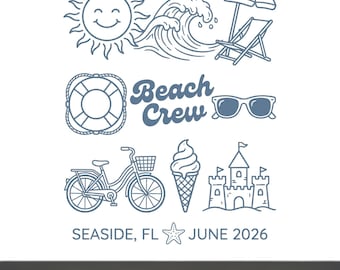 Family Beach Trip PNG SVG, Matching Group Vacation Sublimation Design, Beach Trip Digital Download, Cricut File png