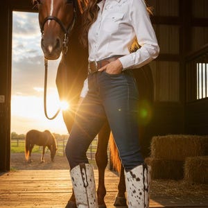 Ultimative Festival Cowgirl Stiefel | Benutzerdefinierte Hochzeitsstiefel | Exotische Lila Python & Kuhhaar Westernstiefel | Personalisiertes Geschenk