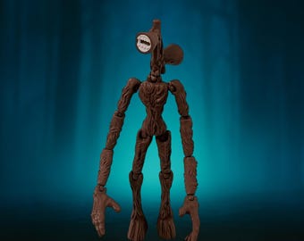 Large Roblox Siren Head – 30 cm Articulated Figure | Poseable 3D Printed PLA+ Monster | Horror Desk Decor Fan Art, Gamer Gift