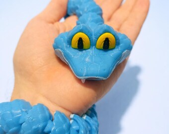 Gary The Snake – 3D Printed Articulated Figure (45 cm long)