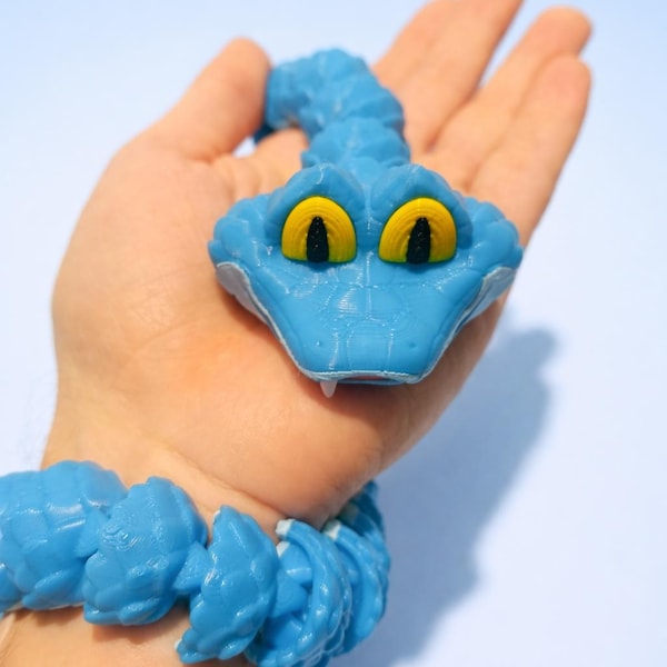 Gary The Snake – 3D Printed Articulated Figure (45 cm long)