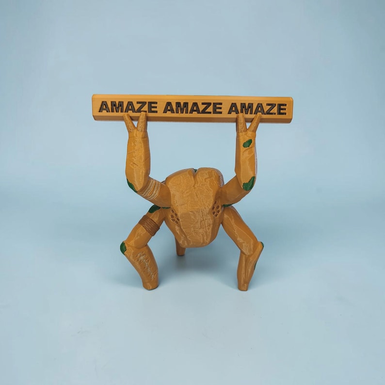 Project Hail Mary Rocky Figure, Rocky with Quote Sign, 3D Printed Sci Fi Desk Decor, Book Lover Gift, Space Fan Collectible imagem 2
