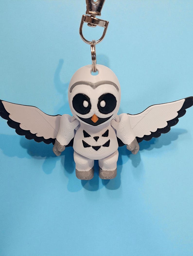 Roblox 99 Nights in the Forest Keyring – Deer / Owl / Ram | 3D Printed Fan Keychain | Backpack Charm Gift Owl