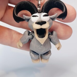Roblox 99 Nights in the Forest Keyring – Deer / Owl / Ram | 3D Printed Fan Keychain | Backpack Charm Gift image 7
