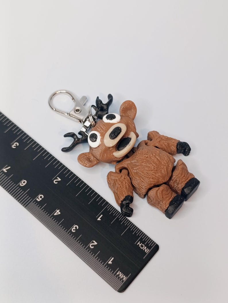 Roblox 99 Nights in the Forest Keyring – Deer / Owl / Ram | 3D Printed Fan Keychain | Backpack Charm Gift image 8