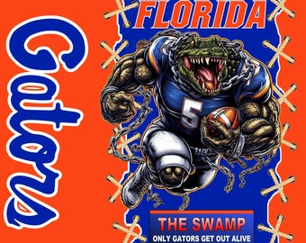 Florida Gators Tumbler: "The Swamp", Game Day gift, 20oz Stainless Steel tumbler
