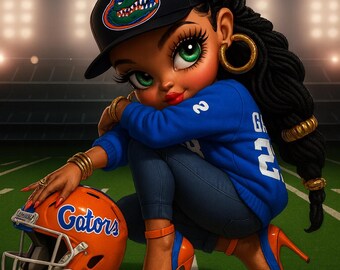 Florida Gators Girl 20oz Tumbler, UF Game Day Fan Gift