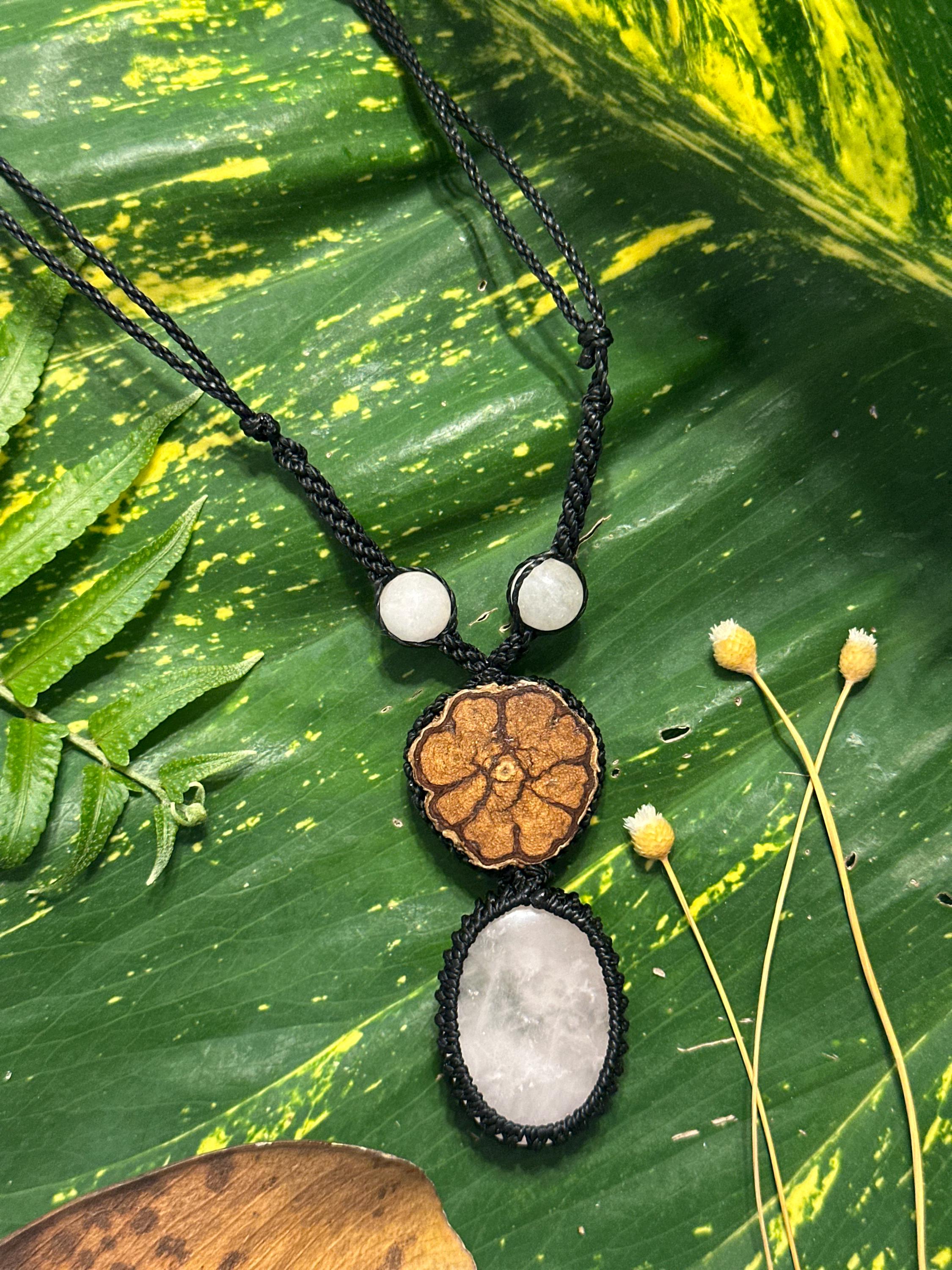 アヤワスカ ネックレス 水晶 ペルー パロサント原木おまけ付