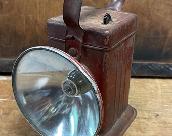 Vintage Olin #99 Red Railroad Lantern I Retro Decor I Shabby Chic
