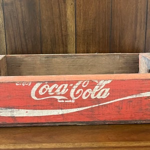 Red Coca Cola Crate | Vintage Crate | Shabby Chic | Antique | Rustic Decor