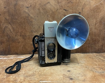 Vintage Argus Argoflex Seventy-Five Camera with Flash | Antique Argus with Flash