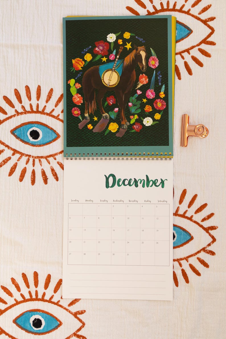 2026 Wild and Western Calendar - Western Animal Decor- Colorful ...