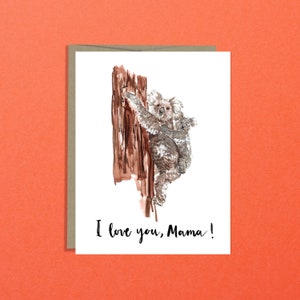 Koala card, sweet Mother&#39;s Day Card, Mother&#39;s Day card, Mama Card, Card for mom, Mother&#39;s Day gift, Happy Mother&#39;s Day, Cute animal card