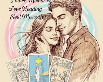 Zukünftige Erinnerungen lieben lesen | Psychic Romance Vision, emotionales Schicksal & Seelenbotschaft | PDF in 24h