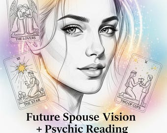 Zukünftige Ehepartner Vision | Psychische Zeichnung + Schicksalslesung | Eigenschaften, Timing und Seelenvertrag