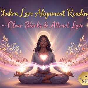 Chakra Love Energy Alignment Reading | Clear Blocks & Attract True Love | Intuitive Energy Scan | PDF in 24h