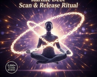 Karmic Debt Scan & Release Ritual: Past Life Karma Reading (PDF in 24h)