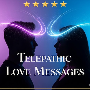 Telepathische liefdesberichten Paranormale lezing: energetische verbinding (pdf, 24 uur per dag)