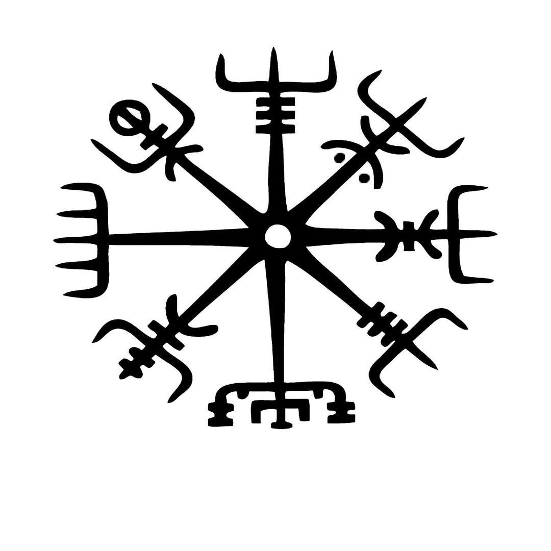 Viking Compass Valhalla Vinyl Decal Iceland Celtic Nordic Gods Sticker ...
