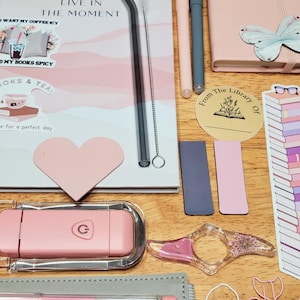 Custom Bookish Surprise Bundle: Pink & Gray Theme
