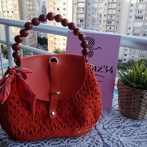 ORANGE HANDMADE BAG