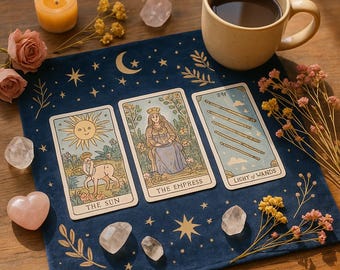 3-Karten-Tarot-Lesung - Eine Frage, drei Deckoptionen - Personalisierte digitale Legung