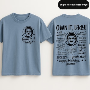Retro Comedy T-shirt, 2-sided Funny Meme Graphic Shirt, Do It Lady Chit Tour Shirt, Style Parody Fan T-Shirt, Chit Do It Lady Meme Shirt