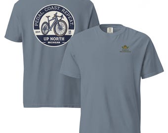 Pedal. Coast. Repeat. Michigan Comfort Colors T-Shirt