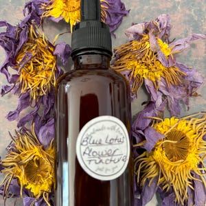 Blue lotus flower tincture