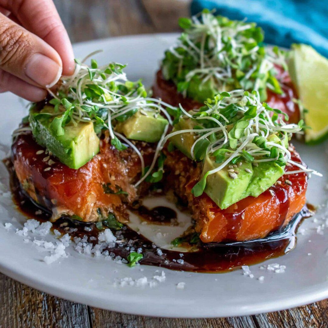 Smoked Salmon Avocado Stack - Printable PDF Recipe - Etsy Canada