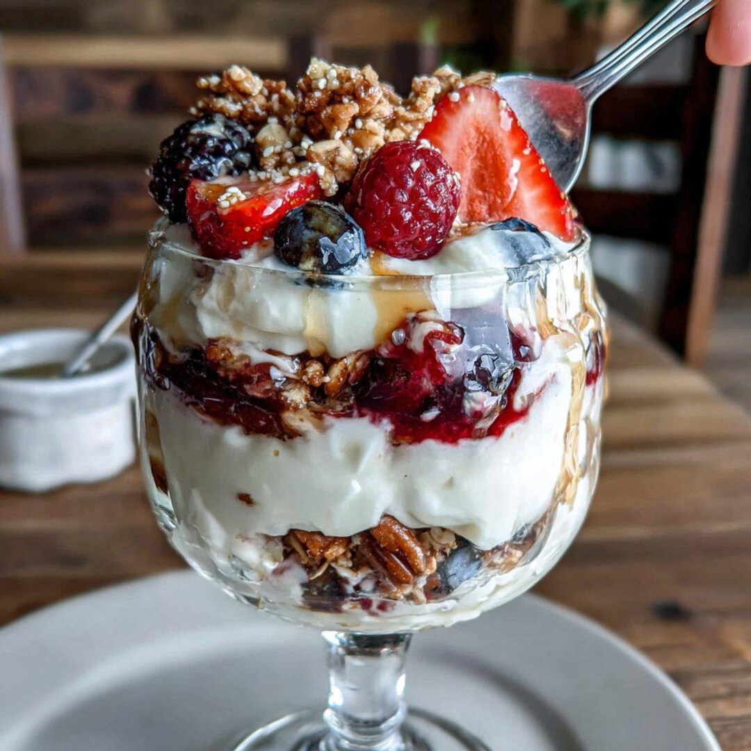 High Protein Cottage Cheese Parfait - High-protein Snacks - Printable ...