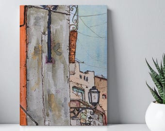 Travel Journal: Lisbon Portugal Hardcover Writing Notebook