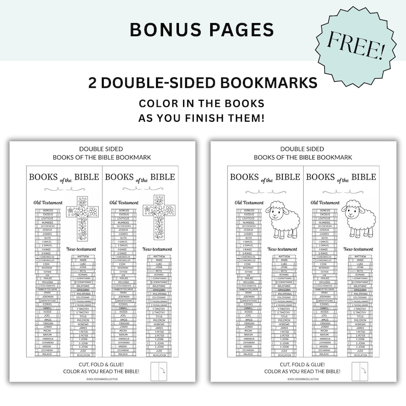 Printable Bible Study Template Bundle, SOAP Method, Digital Bible Study Tool (PDF Instant Download) image 6