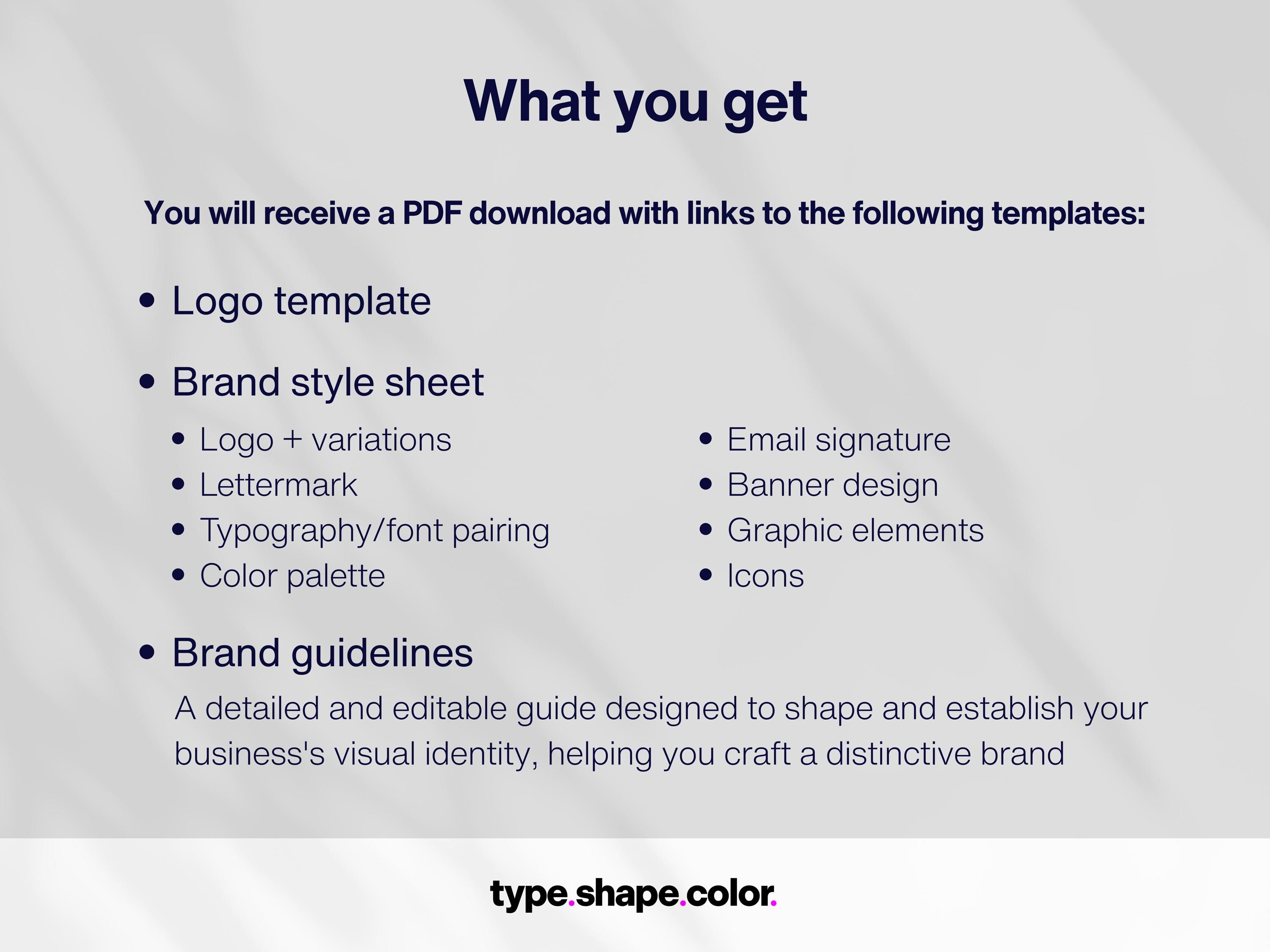 Canva Brand Kit Template: Logo, Style Guide and Guidelines (instant ...